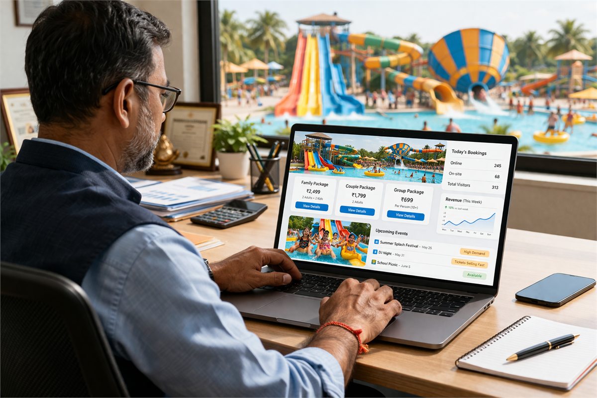 Water park business owner planning website and local SEO growth